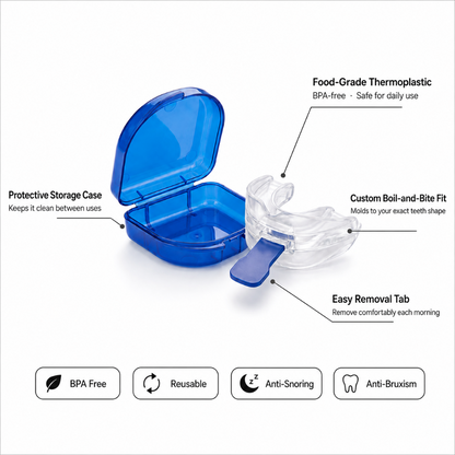 Shacked Up Anti-Snoring Mouthpiece + Case