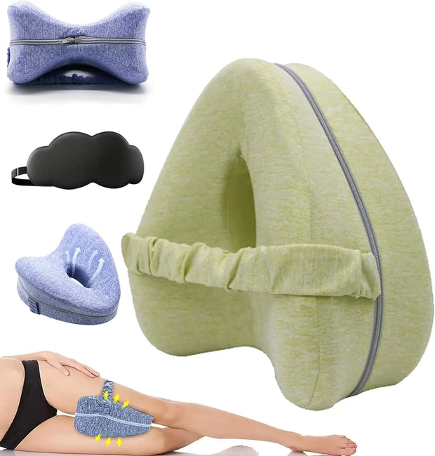Revoget Alignment Pillows Relieve Hip Pain Sciatica Leg Alignment Pillow for Side Sleepers Sleep Pain-Free from Hip Back Aches