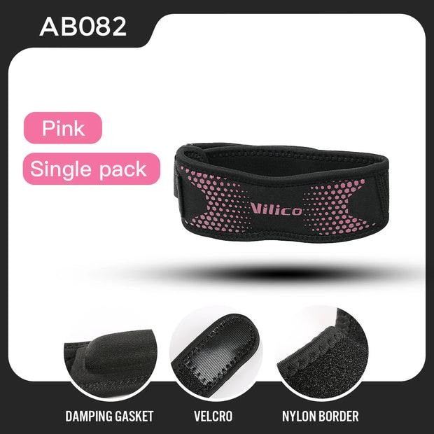 Patella Knee Strap Adjustable Knee Brace Patellar Tendon Stabilizer Support Band for Soccer Basketball Running Jumper Gym Squat