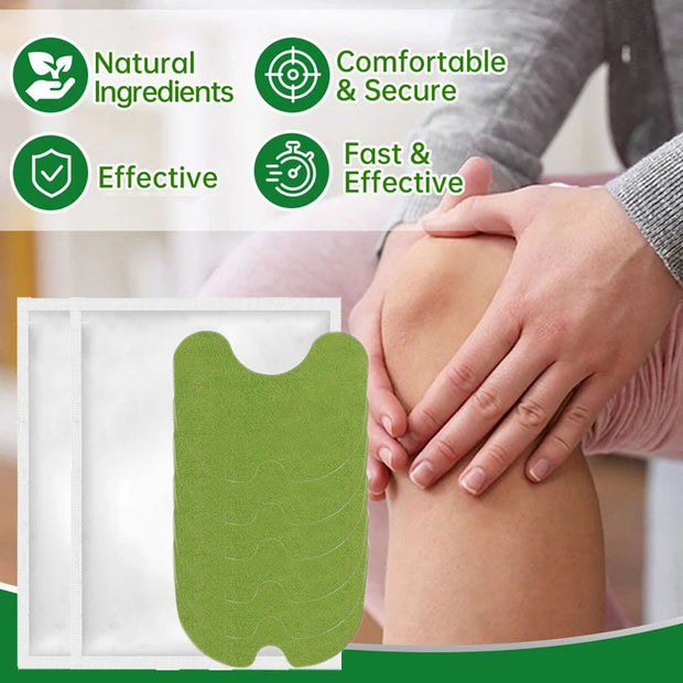 12-Pack Herbal Knee Patches – Natural Relief for Joints & Muscles