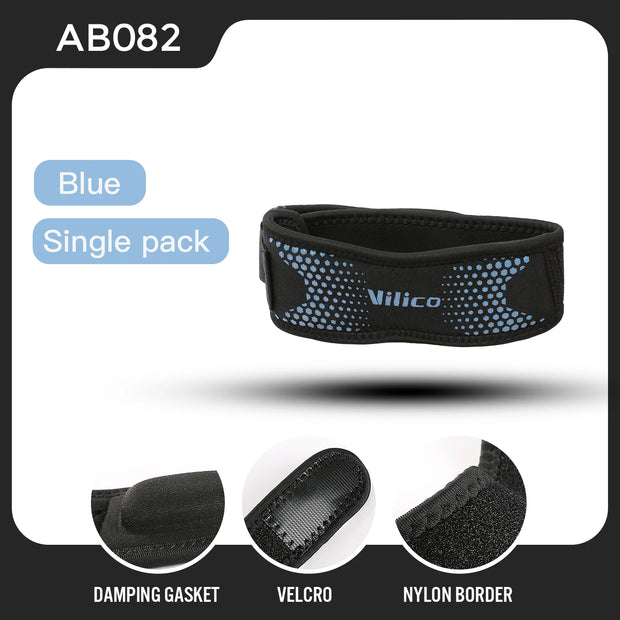Patella Knee Strap Adjustable Knee Brace Patellar Tendon Stabilizer Support Band for Soccer Basketball Running Jumper Gym Squat