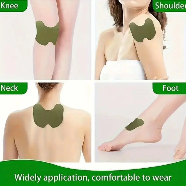 12-Pack Herbal Knee Patches – Natural Relief for Joints & Muscles