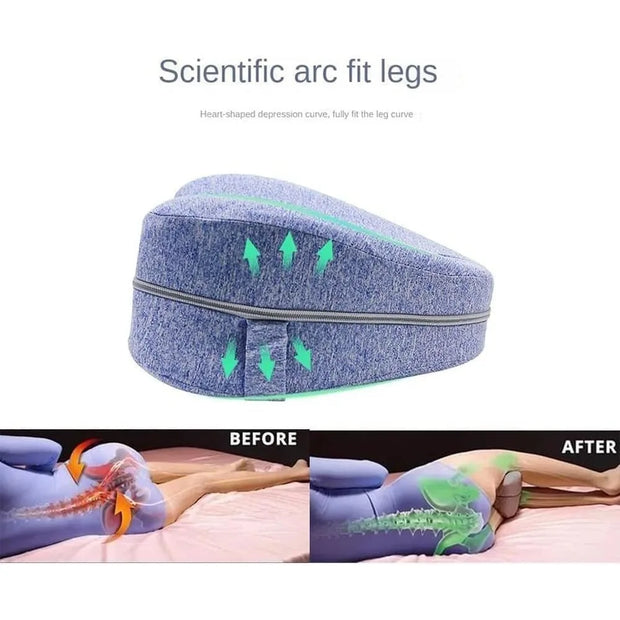 Revoget Alignment Pillows Relieve Hip Pain Sciatica Leg Alignment Pillow for Side Sleepers Sleep Pain-Free from Hip Back Aches