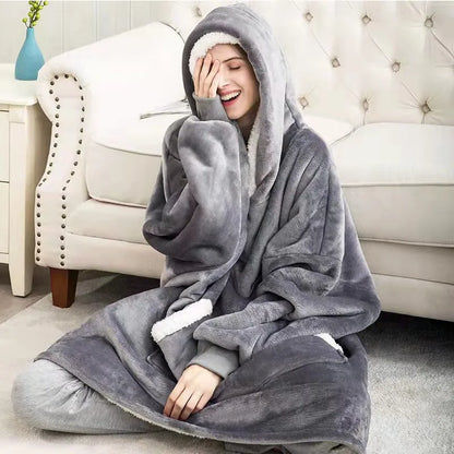 Shacked Up Hoodie Blanket