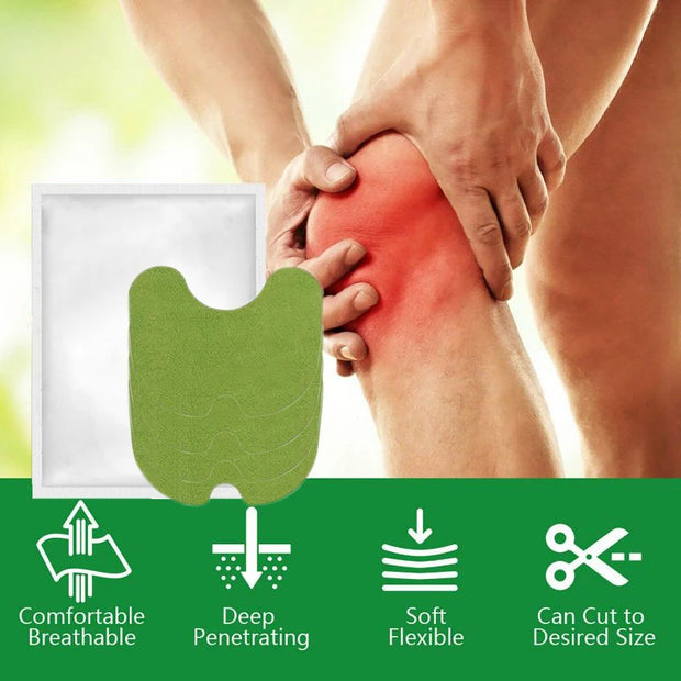 12-Pack Herbal Knee Patches – Natural Relief for Joints & Muscles